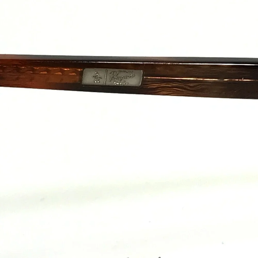 Penguin Eyeglasses Frames THE MOE YG Brown Gold Round Full Wire Rim 52-17-140